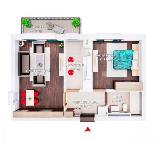 2 camere Tip 2 Cosmopolis - 1/1