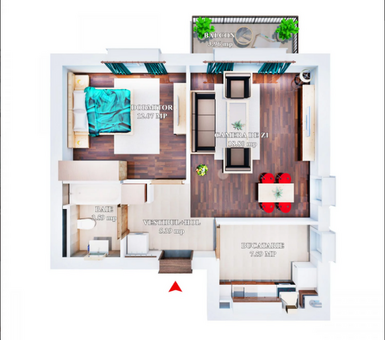 2 camere tip 3 Cosmopolis