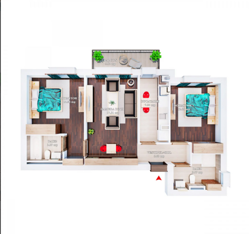 3 Camere Tip 3 Cosmopolis - 1/1