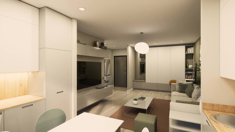 Apartament 2 camere tip 2C Pallady Hils - 2