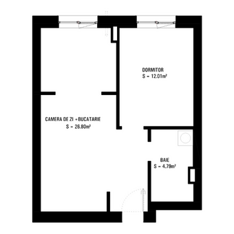Apartament 2 camere tip 2F Pallady Hils - 12