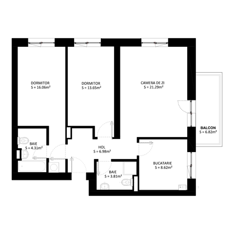 Apartament 3 camere tip 6D - 9/10