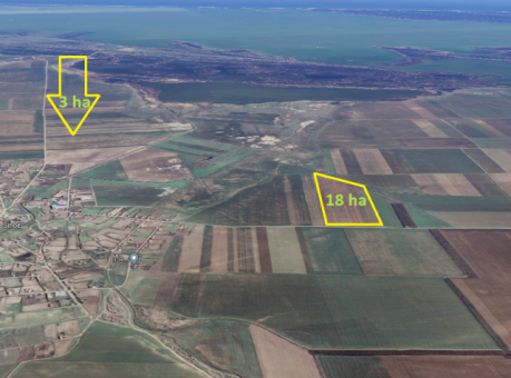 vanzare ferma agricola cu teren agricol la sosea,21 ha,cladiri,utilaje - 2